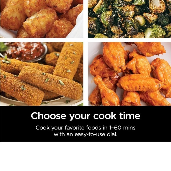 Ninja Mini Air Fryer, 2 Quarts, Compact, Nonstick, with Quick Set Timer, Grey​​ - Picture 6 of 8